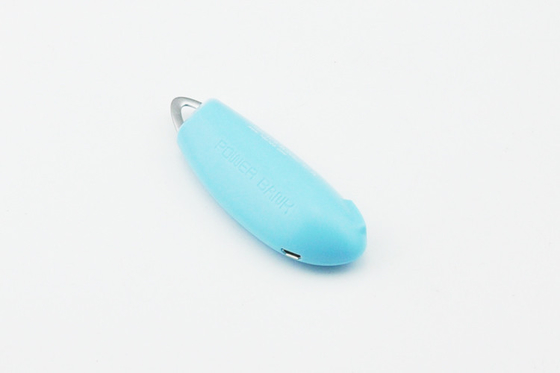 懐中電燈緑専門力銀行外的な keychain の小型青