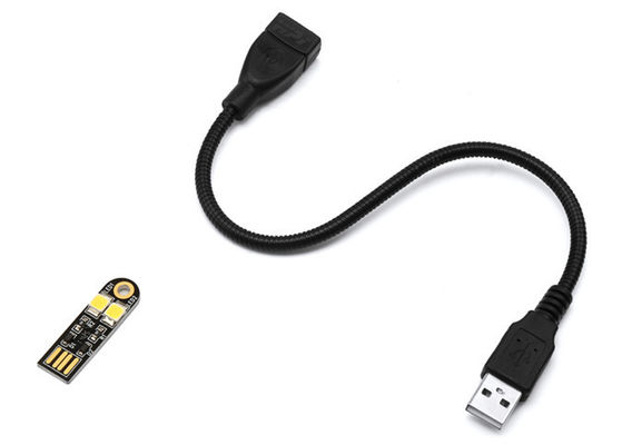 デスクトップの照明のための軽量の暖かく白いクリー族 MX6 小型 USB LED ランプ