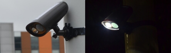 クリー族 250lm LED の太陽ヤードは、2W LED のトーチの壁の台紙によって導かれる照明設備つきます