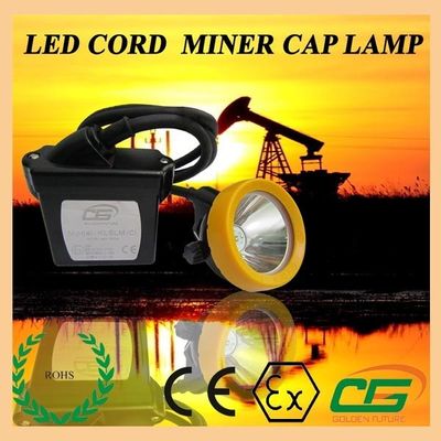 15000lux は LED 鉱山ライト ATEX ポータブル、6.5Ah 抗夫ヘルメットを防水します
