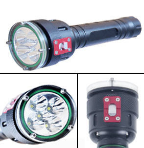5高い内腔LEDの飛び込みのトーチ100mの水中導かれた潜水の懐中電燈を導きました